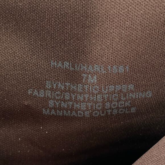 Steve Madden Harli Snakeskin Print Block Heel Boots Womens Sz 7 Brown Black - Picture 8 of 8